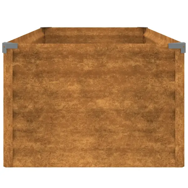 Corten-terasest aiapeenar, roostepruun, 100 x 50 x 36 cm – 5