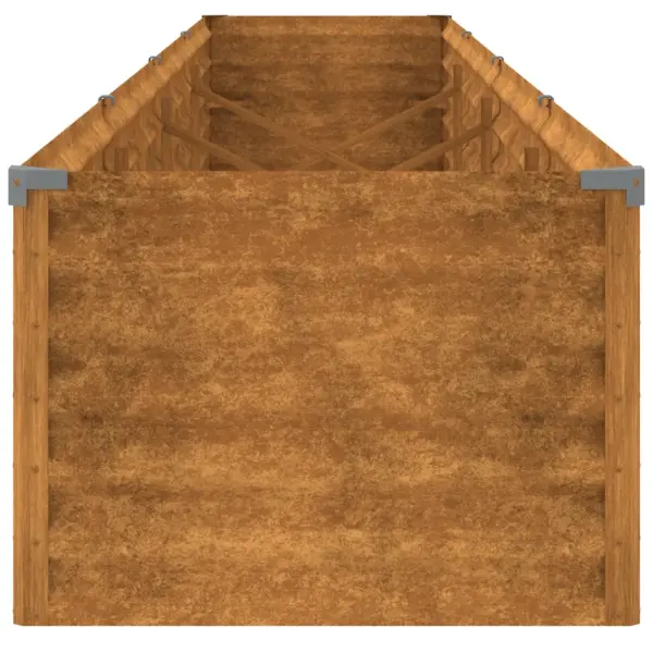 Corten terasest aiapeenar, roostepruun, 386 x 50 x 36 cm – 5