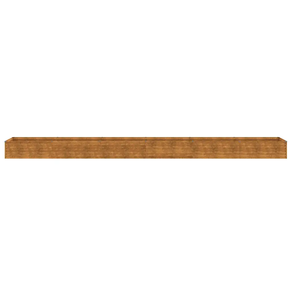 Corten-terasest aiapeenar, roostepruun, 580 x 50 x 36 cm
