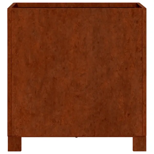 Jalgadega taimekastid Corten-terasest, 2 tk, roostes, 40 x 40 x 40 cm – 7