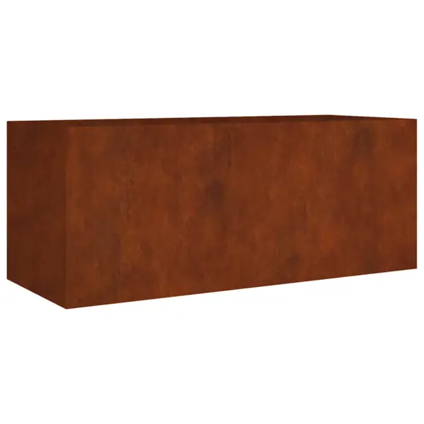Corten-terasest taimekast, roostevärvi, 200 x 80 x 80 cm – 2