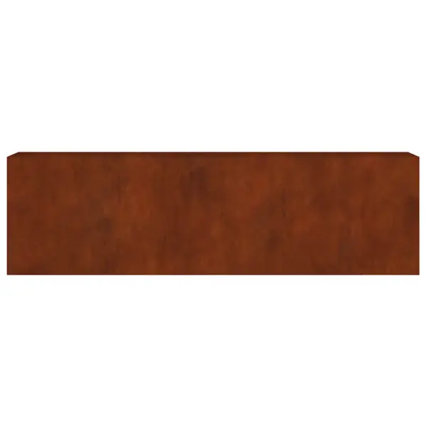 Corten-terasest taimekast, roostes, 280 x 40 x 80 cm – 4