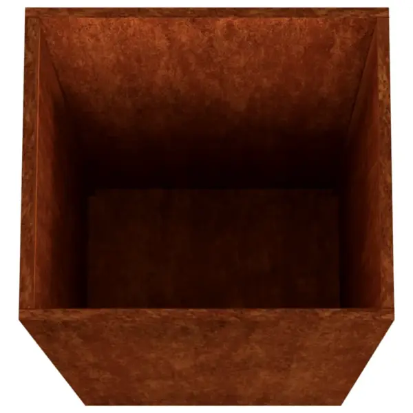 Corten-terasest taimekast, roostevärvi, 32 x 29 x 75 cm – 7
