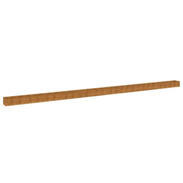 Pikk taimekast aiataimedele, Corten-teras, roostes, 1152 x 50 x 36 cm - 2