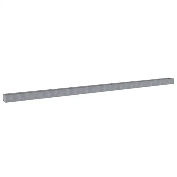 Pikk taimekast aiataimedele, Corten-teras, roostes, 1152 x 50 x 36 cm - 3
