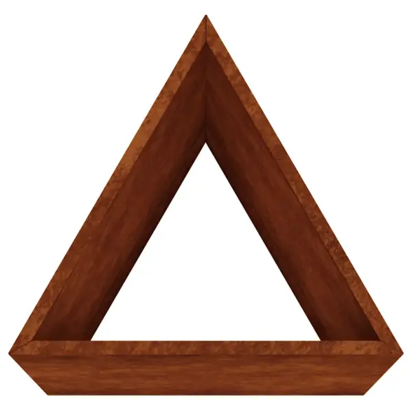 Kõrge Corteni terasest aia taimekast, roostes, 30 x 26 x 75 cm – 8