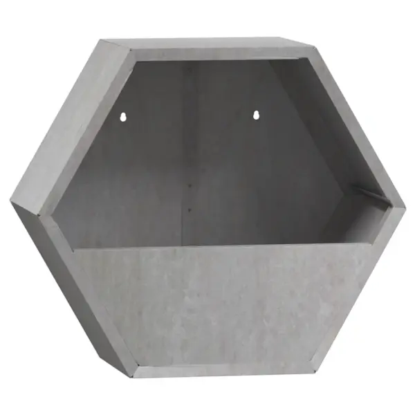 Seinale kinnitatavad taimekastid, 2 tk, roostes Corteni teras, 30 x 10 x 25 cm – 4