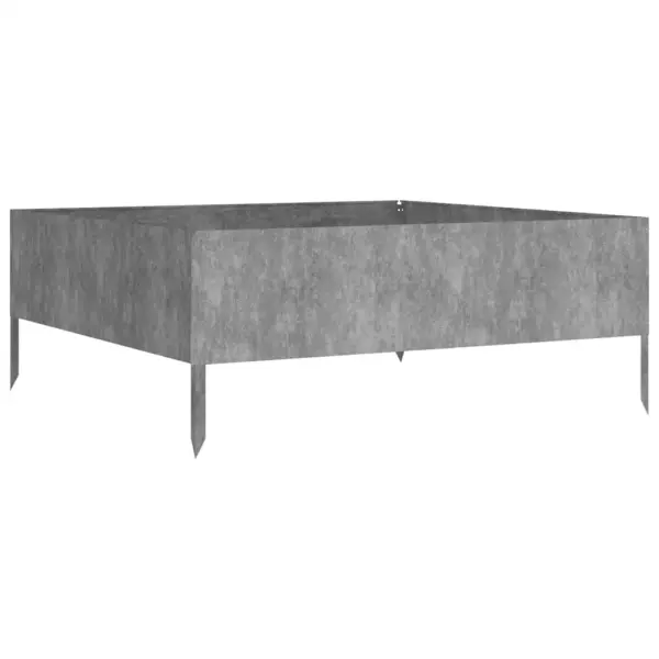 Corteni terasest taimekast avatud põhjaga, roostevärvi, 100 x 100 x 41 cm – 4