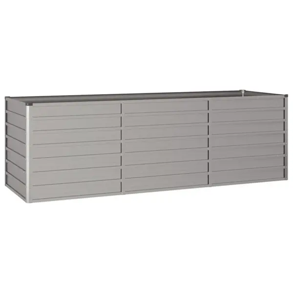 Corteni terasest avatud põhjaga taimekast, roostes, 240 x 80 x 77 cm – 3