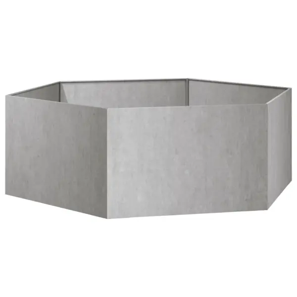 Õue taimekast Corteni terasest, roostes, 138 x 120 x 45 cm – 4