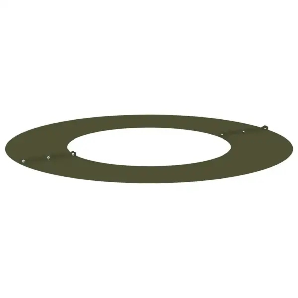 Dekoratiivne puuäärise rõngas, oliivroheline külmvaltsitud teras, Ø40/70 cm - 4