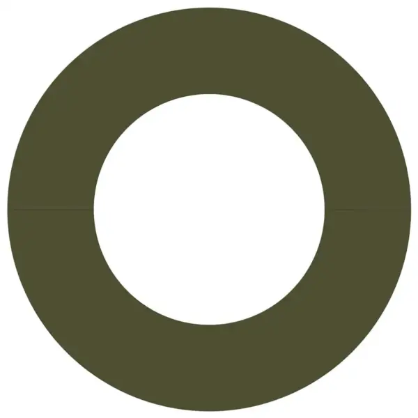 Dekoratiivne puuäärise rõngas, oliivroheline külmvaltsitud teras, Ø40/70 cm - 5