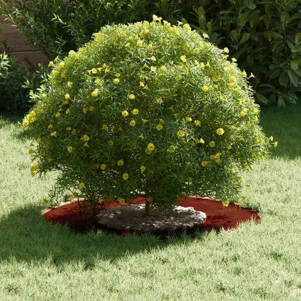 Dekoratiivne lame terasest puurõngas, pruun, Ø30/60 cm – 3