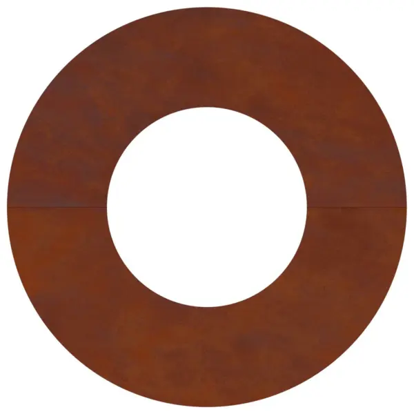 Dekoratiivsed lamedad puualusrõngad, 5 tk, pruun teras, Ø30/60 cm – 5