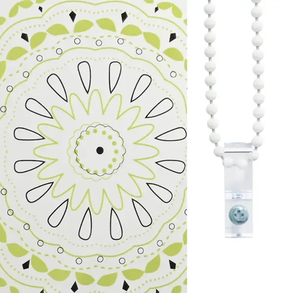 Veekindel duši ruloo ornamentmustriga, sinine, 80 x 240 cm – 8