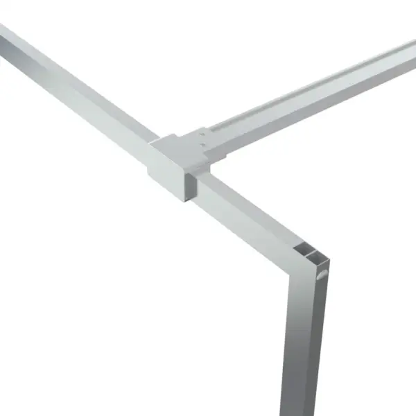 Dušinurga sein 3 klaaspaneeliga, hõbedane raam, läbipaistev ESG-klaas, 80 x 195 cm – 6