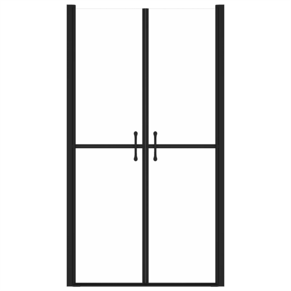 Dušinurga uks 5 mm läbipaistvast ESG turvaklaasist, hõbedane alumiiniumraam, reguleeritav 73–76 x 190 cm – 3