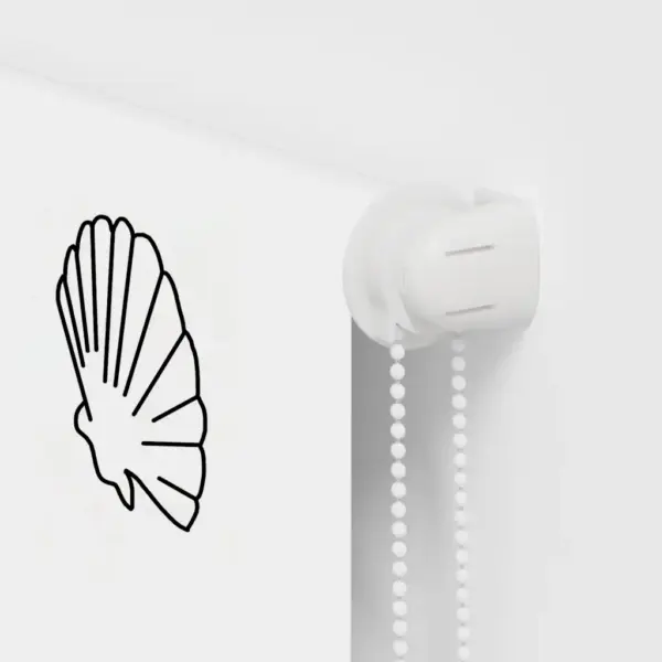 Veekindel duširull-ruloo mereteemalise mustriga, PEVA, 80 x 240 cm – 11