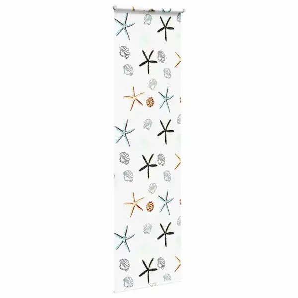 Veekindel duširull-ruloo mereteemalise mustriga, PEVA, 80 x 240 cm – 4