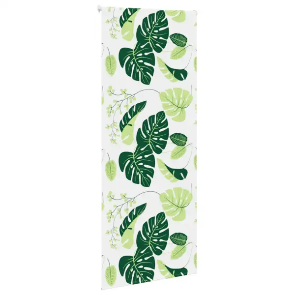 Duširull-ruloo vannituppa, rohelised lehed, PEVA, 90 x 240 cm – 3