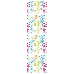 Veekindel duširull-ruloo Splash mustriga, PEVA, 80 x 240 cm