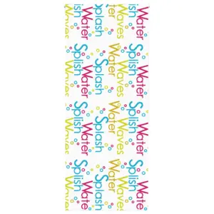 Duširull-ruloo Splash mustriga, veekindel PEVA, 110 x 240 cm