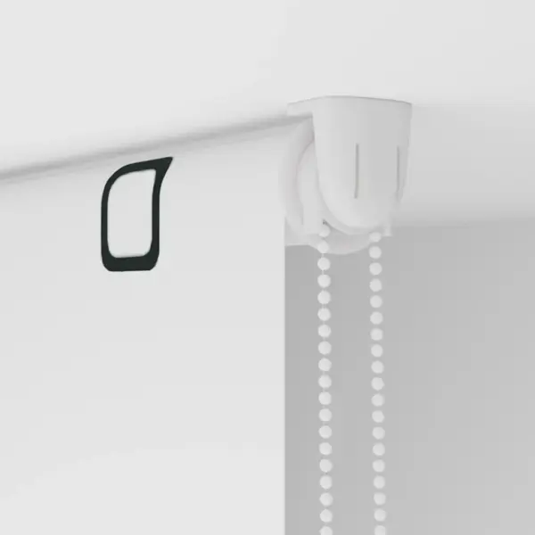 Duširull-ruloo mullimustriga, valge PEVA, 120 x 240 cm – 10