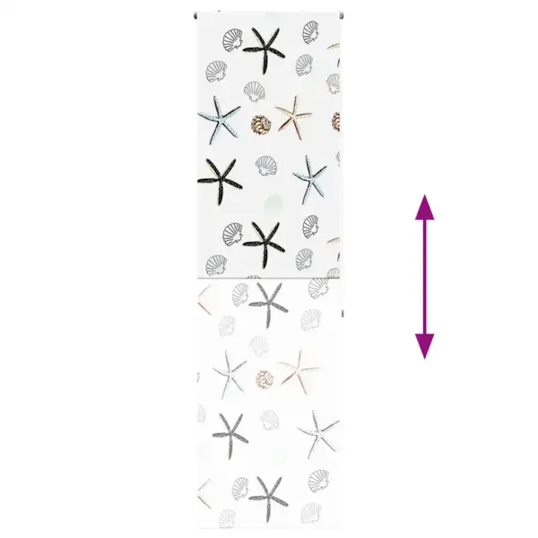 Veekindel duširuloo mereteemalise mustriga, PEVA, 60 x 240 cm – 5