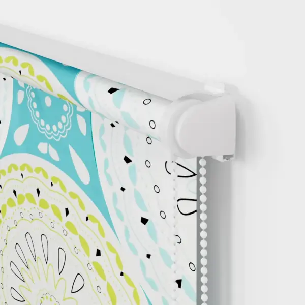 Veekindel duširuloo kassetiga, ornamentmustriga PEVA, 120 x 240 cm – 8