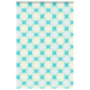 Veekindel kassetiga duširuloo, ornamentmustriga PEVA, 160 x 240 cm