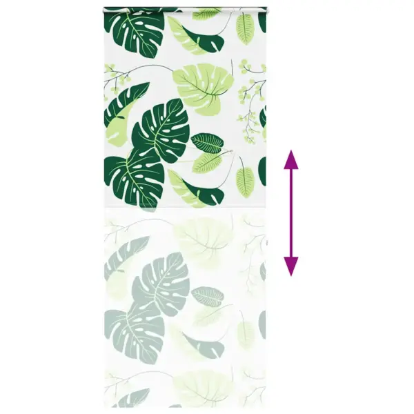 Duširuloo kassetiga, rohelised lehed, 110 x 240 cm, kanga laius 106 cm – 5