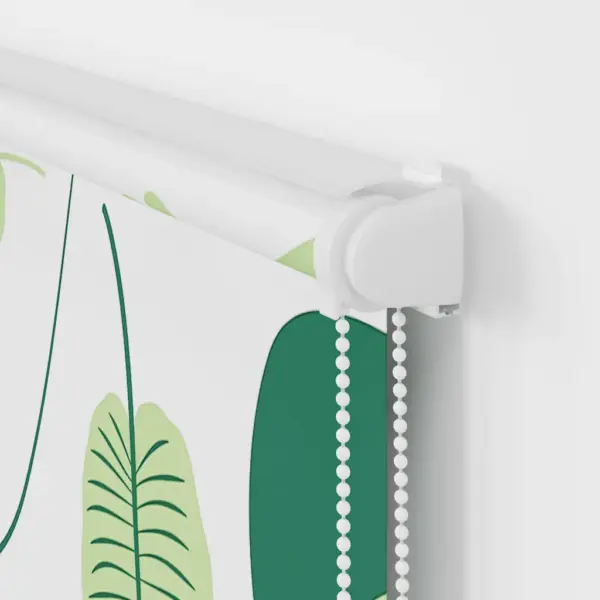 Duširuloo kassetiga, rohelised lehed, 110 x 240 cm, kanga laius 106 cm – 8