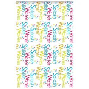 Kassetiga duširuloo Splash muster, PEVA, 150 x 240 cm