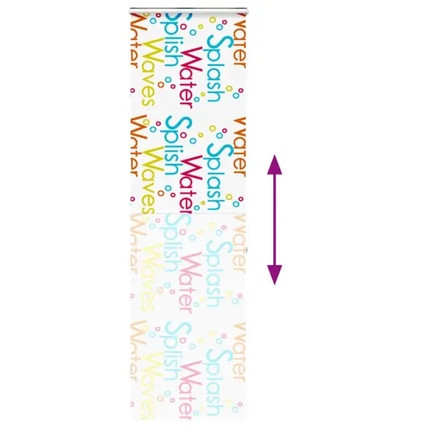 Duširuloo kassetiga Splash mustriga, PEVA, 70 x 240 cm – 5