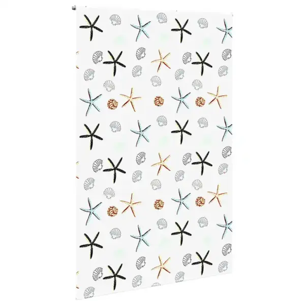 Veekindel duširuloo mereteemalise mustriga, PEVA, mitmevärviline, 150 x 240 cm – 3