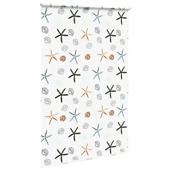 Veekindel duširuloo mereteemalise mustriga, PEVA, mitmevärviline, 150 x 240 cm – 4