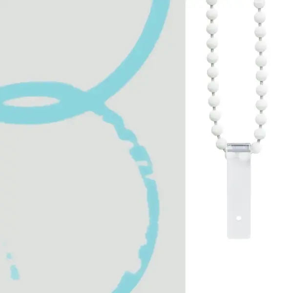 Valge duširuloo mullimustriga, PEVA, 80 x 240 cm – 6