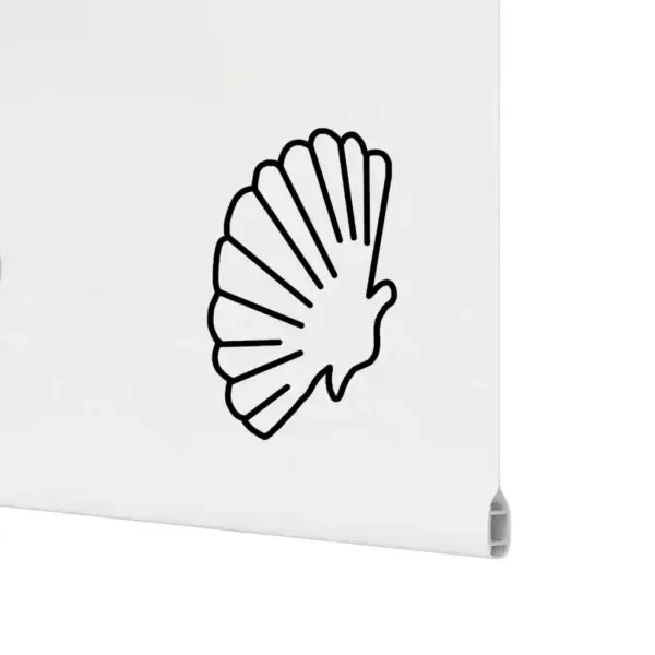 Duširuloo veekindlast PEVA-st, mereteemaline muster, 140 x 240 cm – 12