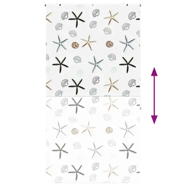 Duširuloo veekindlast PEVA-st, mereteemaline muster, 140 x 240 cm – 5