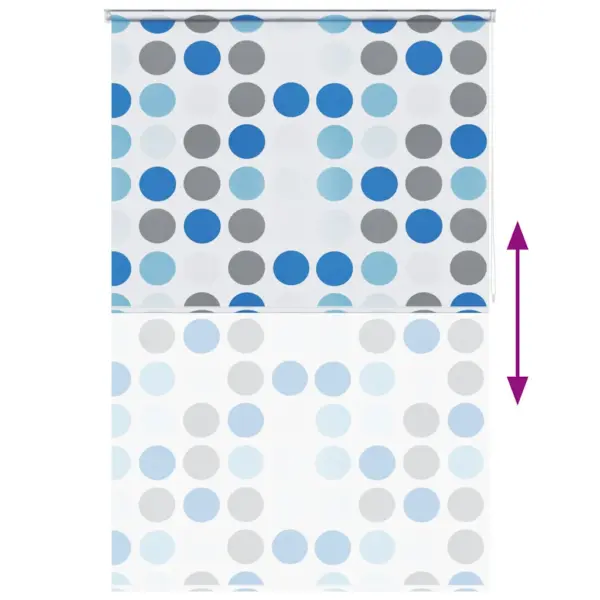 Vettpidav duširuloo ringimustriga, mitmevärviline, 140 x 240 cm – 5