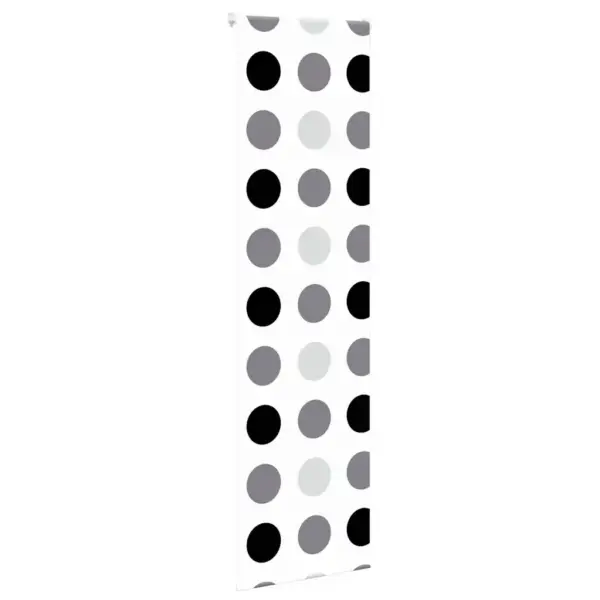 Veekindel duširuloo ringimustriga, PEVA, 60 x 240 cm – 3