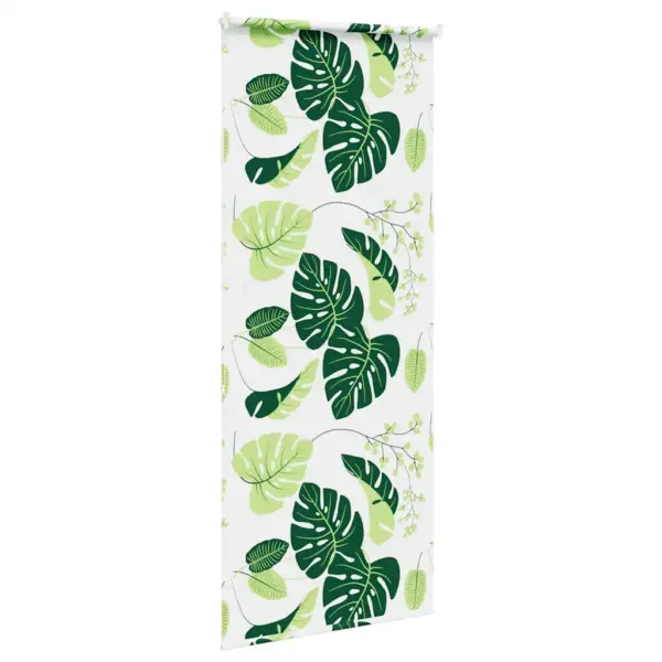 Duširuloo roheliste lehtede mustriga, PEVA, 100 x 240 cm – 4