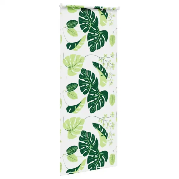 Duširuloo roheliste lehtede mustriga, PEVA, 110 x 240 cm – 4