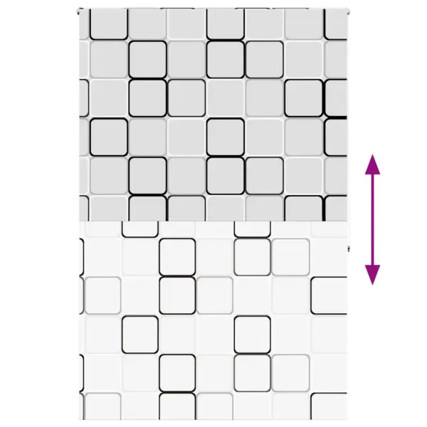 Veekindel duširuloo ruudulise mustriga, PEVA, 160 x 240 cm – 5