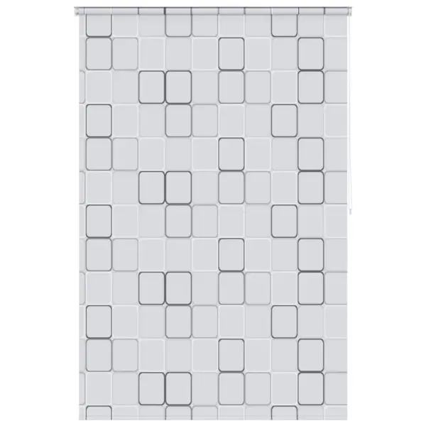 Duširuloo ruudumustriga, valge, 160 x 240 cm, EVA – 3