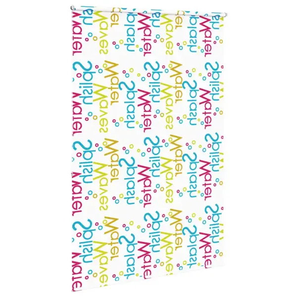 Duširuloo Splash mustriga, PEVA, alumiiniumsiiniga, 160 x 240 cm – 4