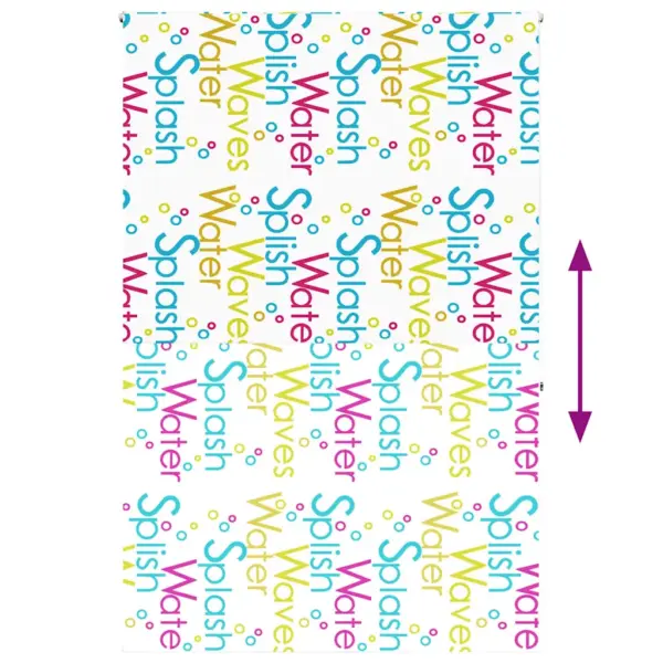 Duširuloo Splash mustriga, PEVA, alumiiniumsiiniga, 160 x 240 cm – 5