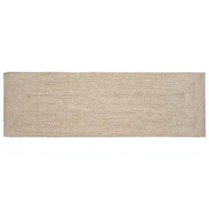 Modernne džuutalavaip, looduslik ja valge, 60 x 200 cm