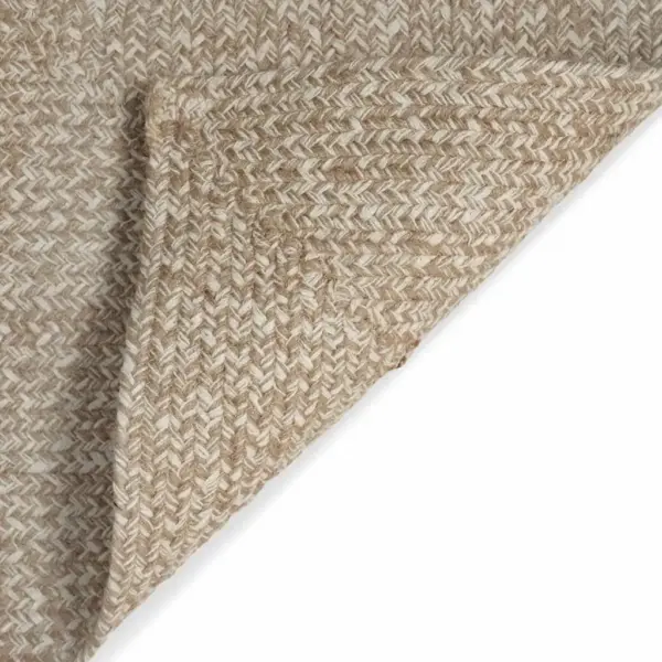 Ristkülikukujuline džuutalavaip, looduslik ja valge, 80 x 250 cm – 6