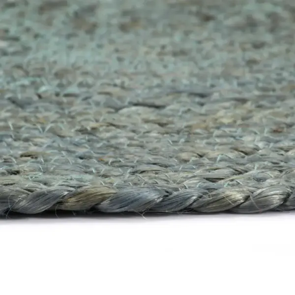 Oliivirohelised ümmargused džuutlauamatid, 6 tk, 38 cm – 4